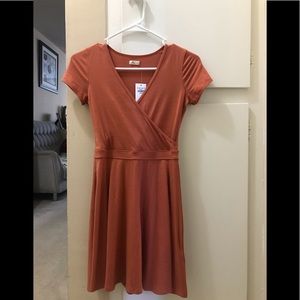Orange brown Hollister dress XS.